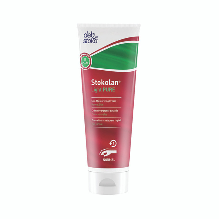 DEB01468 Deb Stokolan Light PURE Hand Cream 100ml Pack 12 RES100ML