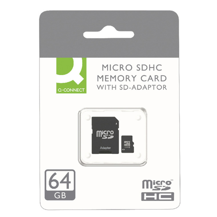 KF16128 Q-Connect 64GB Micro SD Card Class 10 KF16128