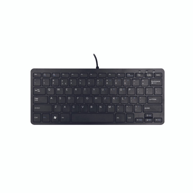 RG49094 R-GO Compact Keyboard Wired Black RGOECUKBL