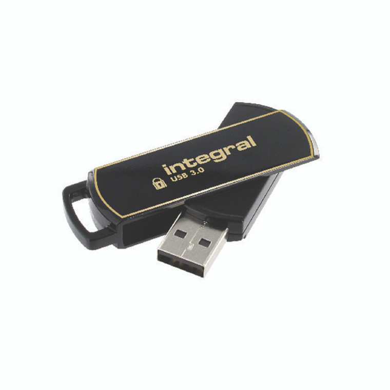 IN42775 Integral Secure 360 Encrypted USB 3 0 64GB Flash Drive INFD64GB360SEC3 0