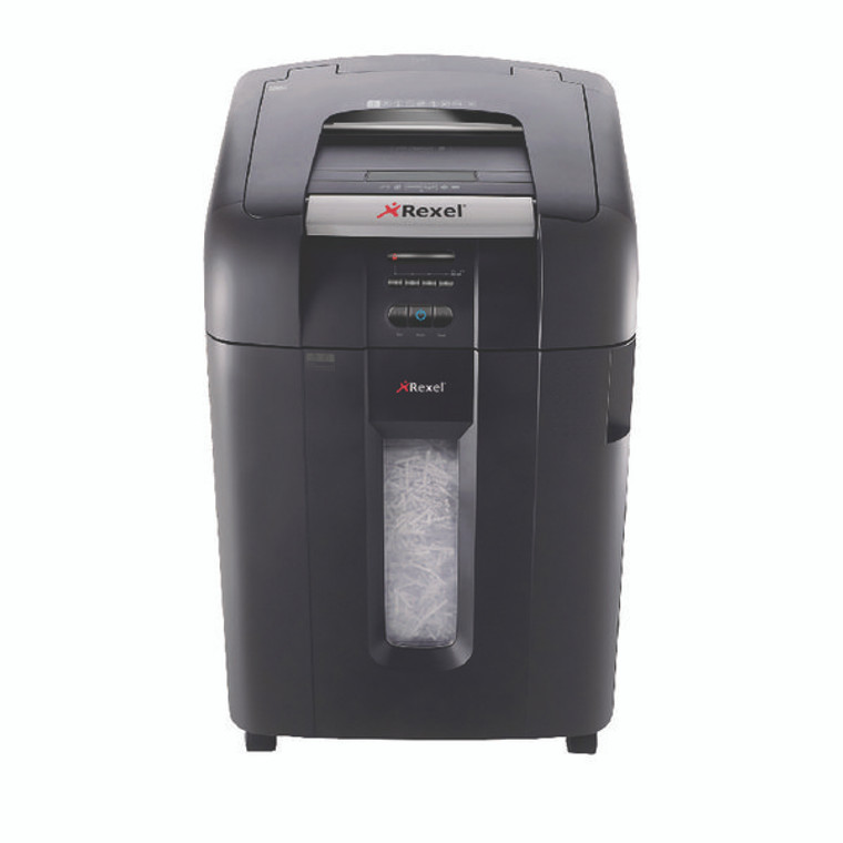 RM50471 Rexel Auto Plus 600X Cross Cut Shredder Shreds up 600 sheets 80gsm paper 2103500A