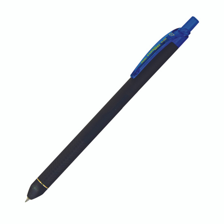 PE05109 Pentel Energel Noir Retractable Pen 0.7mm Blue Pack 12 BL437R1-C