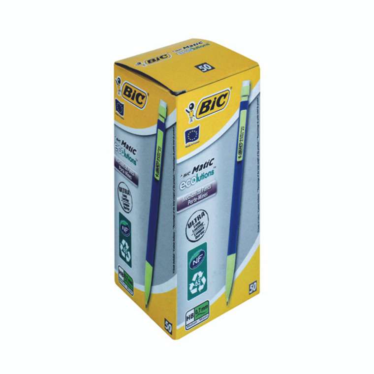 BC21855 Bic Matic Ecolutions Mechanical Pencil Pack 50 887