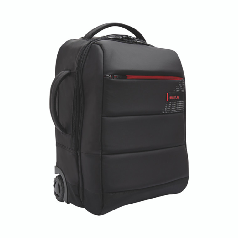 BF41618 BestLife 15.6 Inch Trolley Backpack with USB Type-C Connector Black BT-3335BK