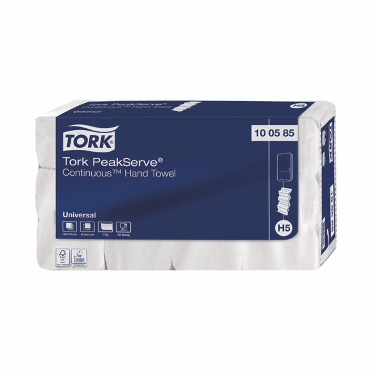 SCA85606 Tork PeakServe Continuous Hand Towels Pack 12 SCA85606