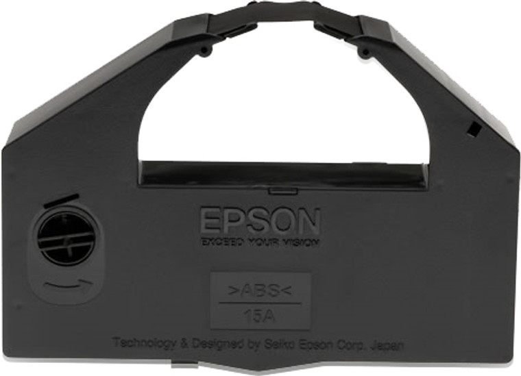 Epson C13S015139 Black Nylon Ribbon, 9000K characters
