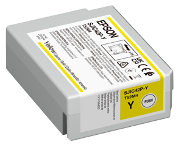 Epson C13T52M440 SJIC-42-P-Y Yellow Ink Cartridge 50ml