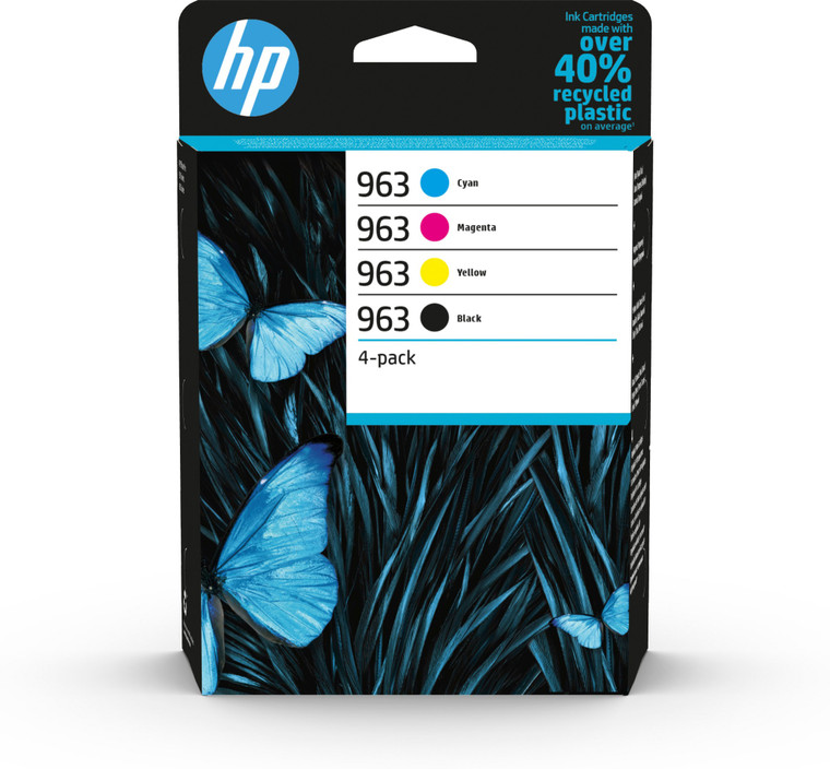 HP 6ZC70AE 963 Ink cartridge Multipack BCMY 478ml + 3x107ml Pack of 4
