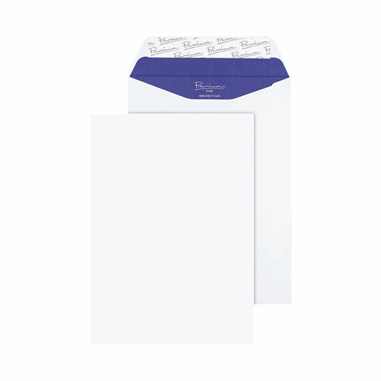 Blake PremiumPure C5 Recycled Peel &amp; Seal White Envelopes (Pack of 50) RP83455