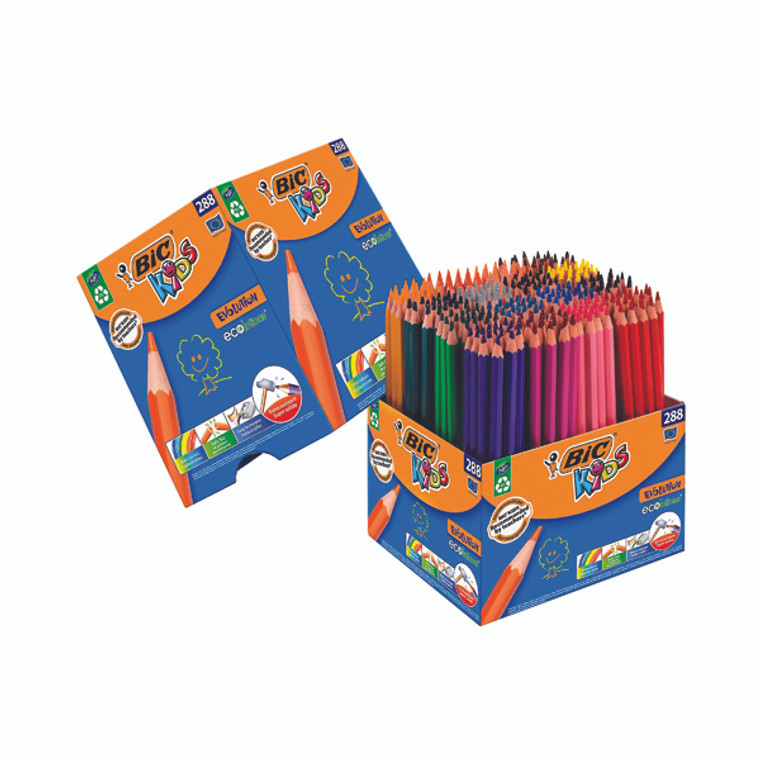 Bic Kids Evolution Eco Colouring Pencils Assorted (Pack of 288) 907901