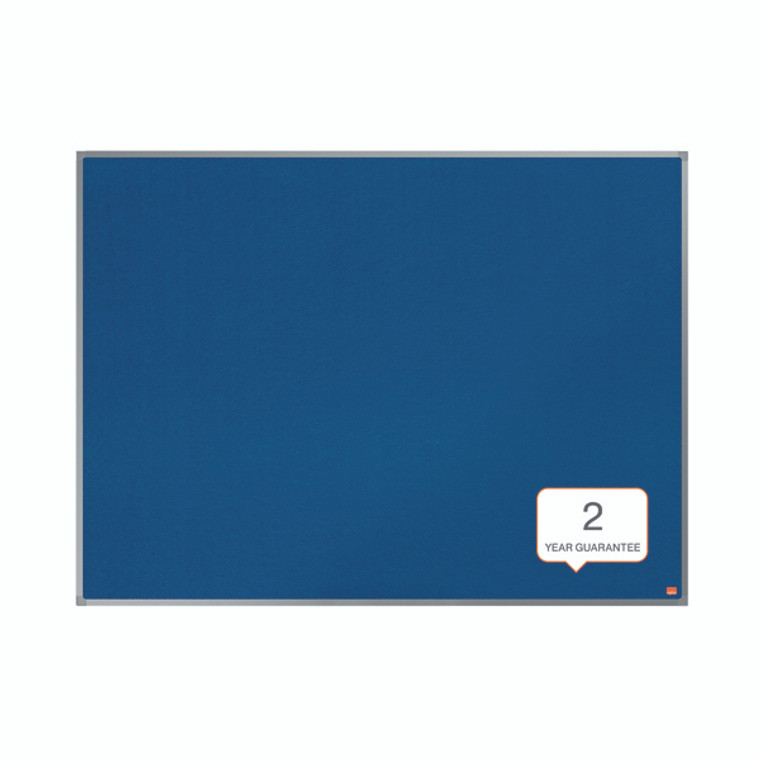 Nobo Essence Felt Notice Board 1800 x 1200mm Blue 1915438