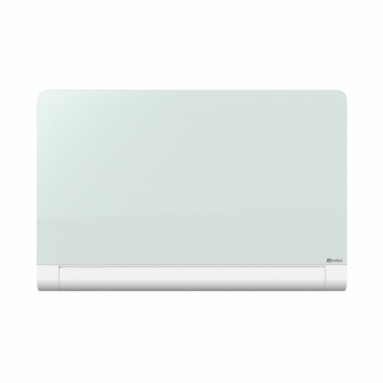 Nobo Impression Pro Glass Magnetic Whiteboard Concealed Pen Tray 1260x710mm White 1905192