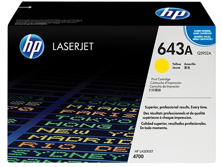 HP 643A Yellow Toner Cartridge