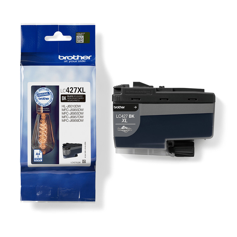 Brother LC-427XLBK Black Ink Cartridge High Yield 6K pages