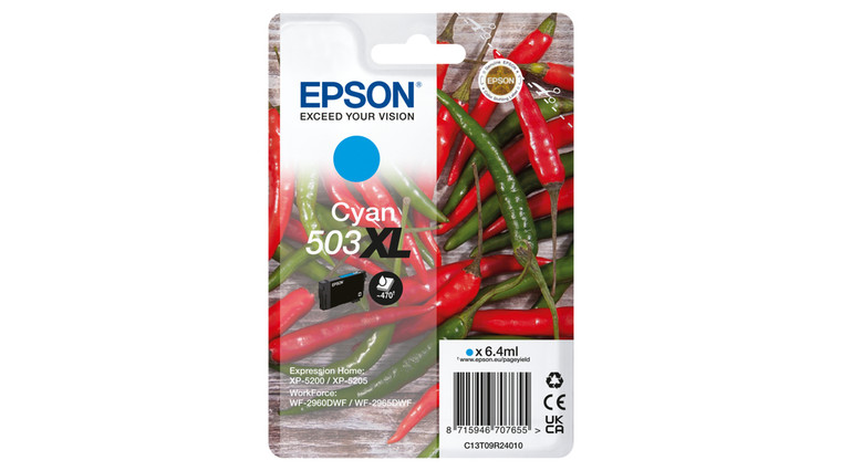Epson C13T09R34010 503XL Magenta Ink Cartridge High Capacity 470 pages 6.4ml