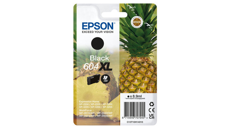 Epson C13T10H14010 604XL Black Ink Cartridge High Capacity 500 pages 8.9ml