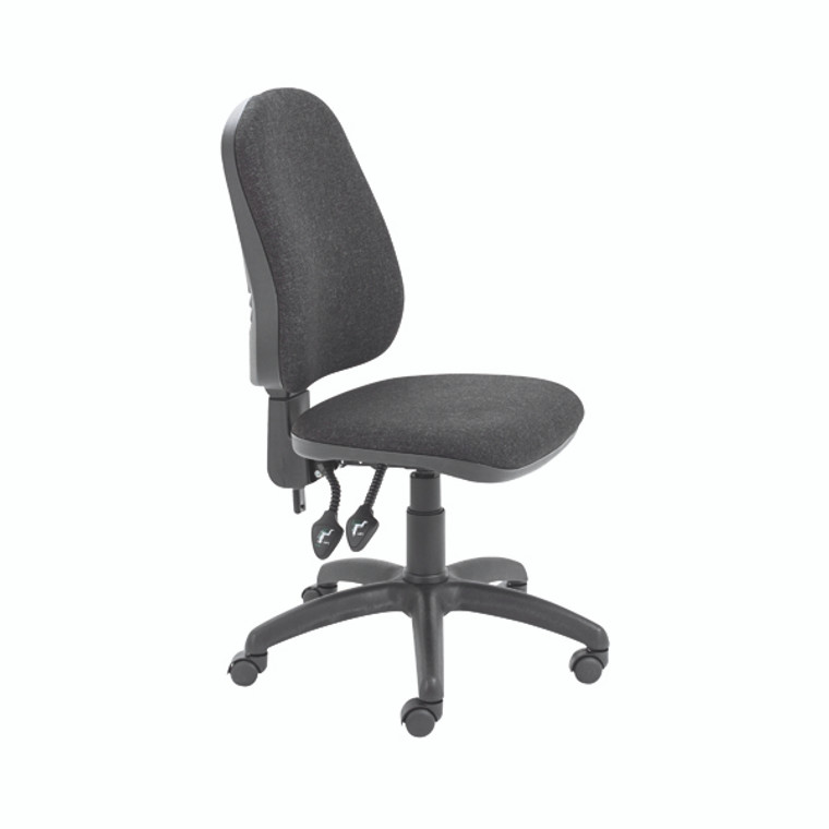 Jemini Teme High Back Operator Chair 640x640x985-1175mm Charcoal KF74120