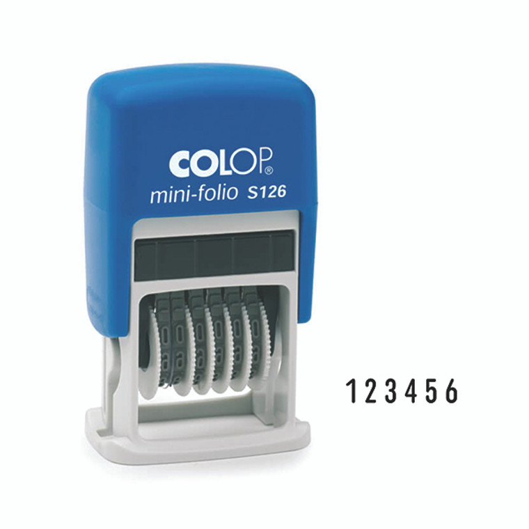 Colop S126 Numberer 4mm Self Inking Stamp 104941