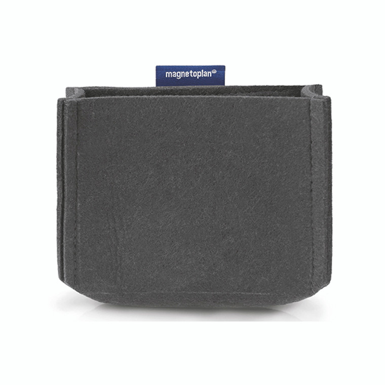 Magnetoplan MagnetoTray Felt Pen Holder Medium Grey 130x60x100mm 1227701