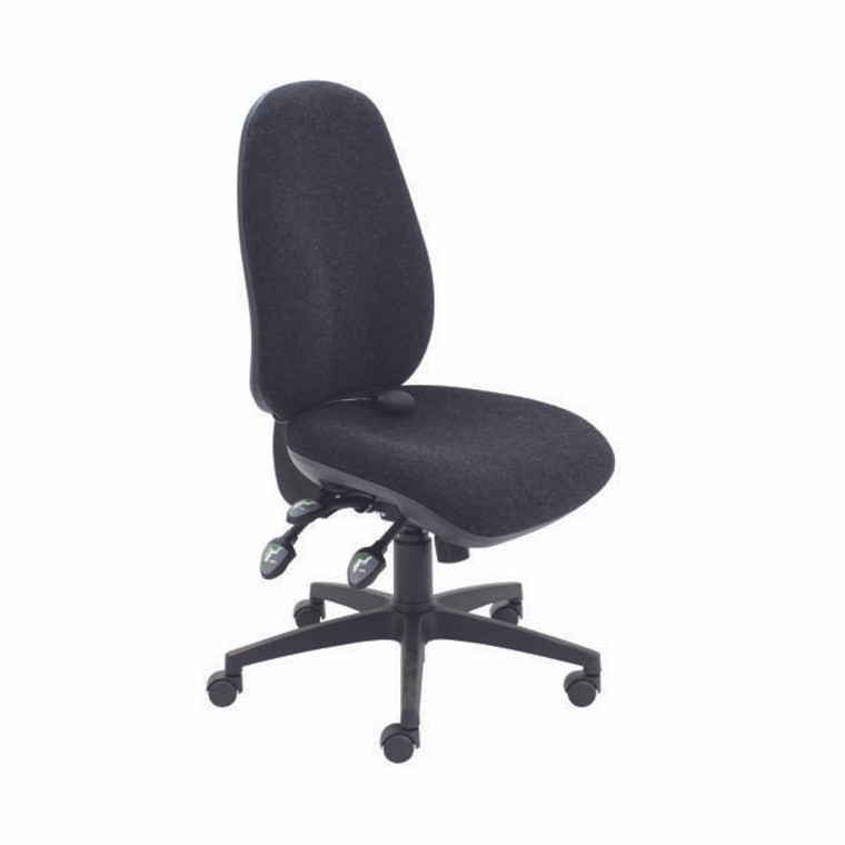 Arista Ergonomic Maxi High Back Operator Chair 700x700x1040-1160mm Black KF90551