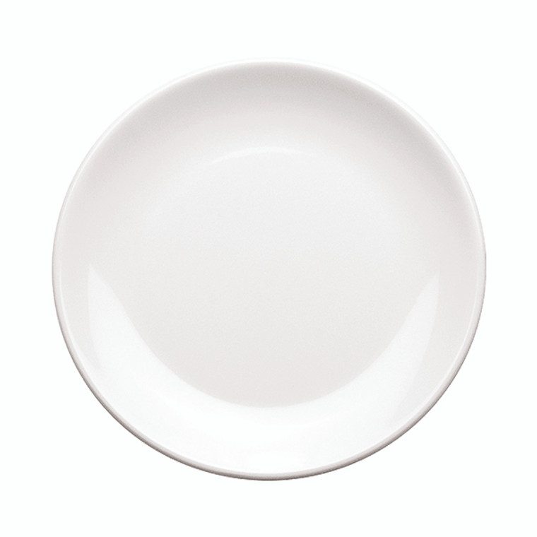 Plate Round 7 Inch 18cm Melamine White (Pack of 6) RD-B002
