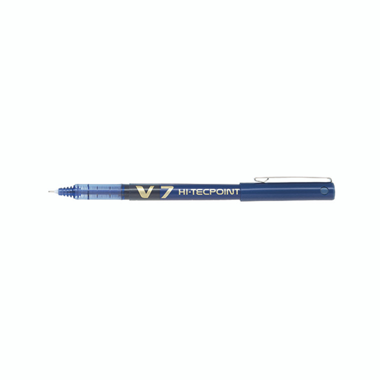 Pilot V7 Hi-Tecpoint Ultra Rollerball Pen Medium Blue (Pack of 20) 3131910516545