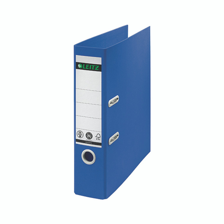 Recycle Colours Lever Arch File A4 80mm Blue (Pack of 10) 10180035