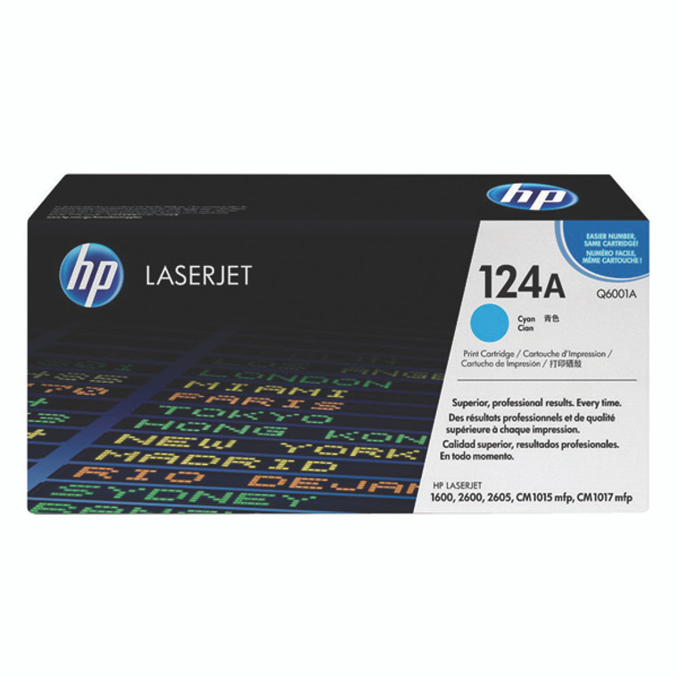 Q6001A HP Q6001A 124 Cyan Toner