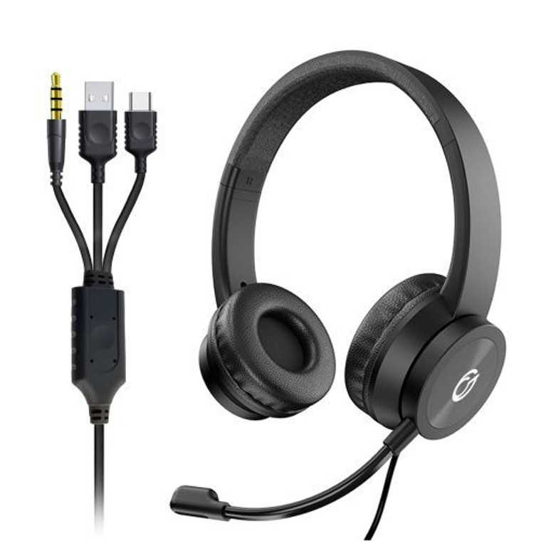 24-1532 Stereo Headset HP532 With Boom Mic And Usb Connectors
