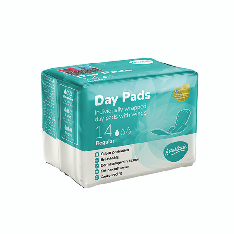 Interlude Ultra Day Pads Regular Packet x14 Pads (Pack of 12) 6485