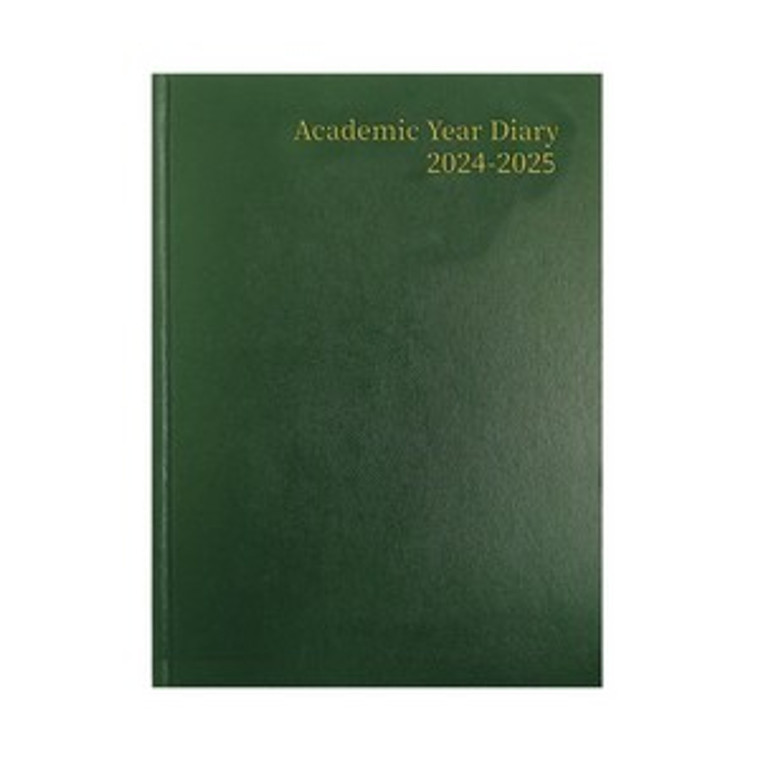 Academic Diary Week To View A4 Green 2024-25 KF3A4AGN24