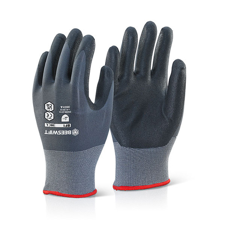 Beeswift Nitrile PU MixCoated Gloves