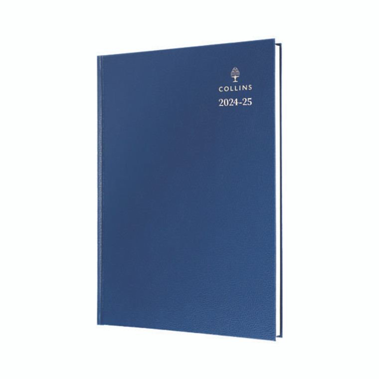 Collins Academic Diary Day Per Page A5 Blue 24-25 52MBLU24