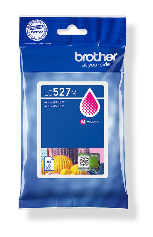 Brother LC-527M Magenta Ink Cartridge 900 pages