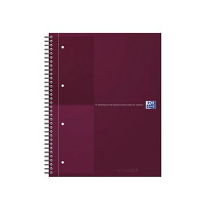 Oxford Hardback Wirebound Notebook 160 Pages Special Edition A4+ Red 400194459-S