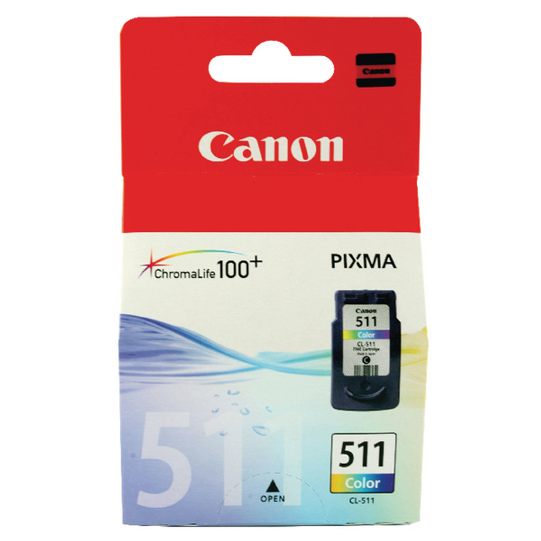 CL-511 Canon 2972B001 CL-511 CMY Colour Ink Cartridge