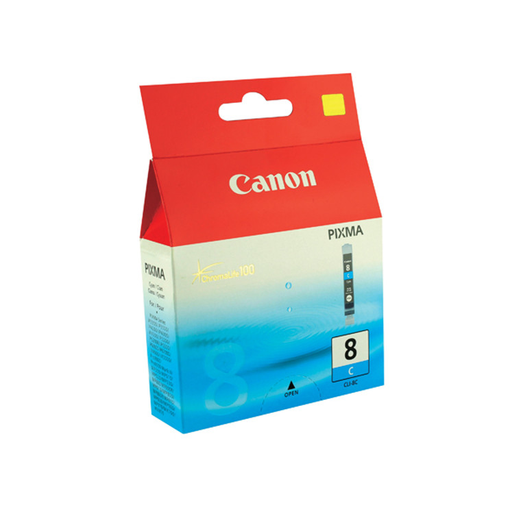 CLI-8C Canon 0621B001 CLI-8 Cyan Ink Cartridge