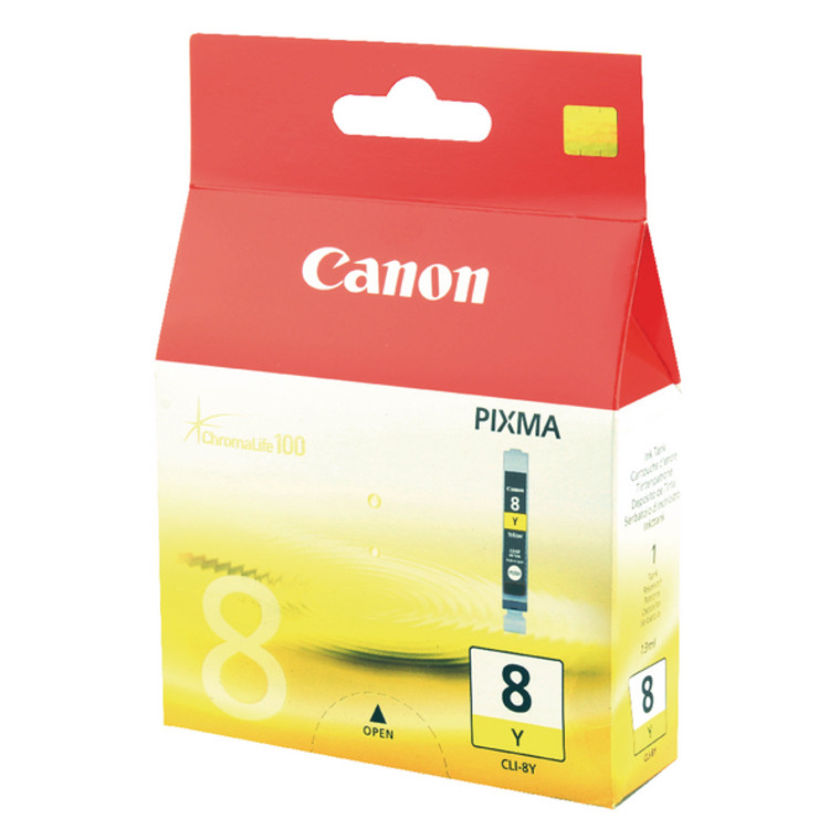 CLI-8Y Canon 0623B001 CLI-8 Yellow Ink Cartridge