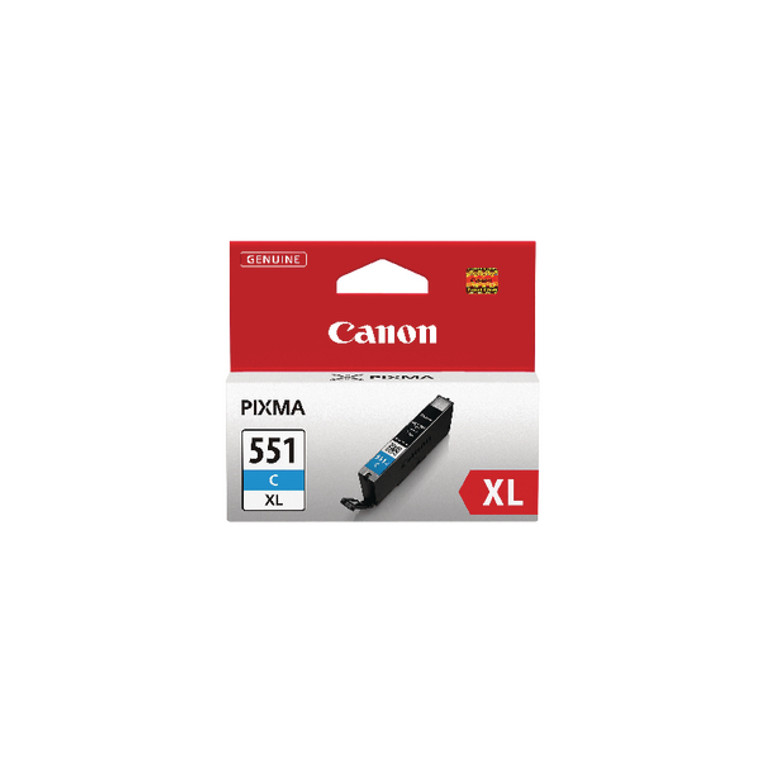 CLI-551CXL Canon 6444B001 CLI-551XL Cyan Ink Cartridge High Capacity