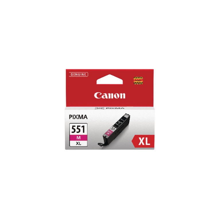 CLI-551MXL Canon 6445B001 CLI-551XL Magenta Ink Cartridge High Capacity