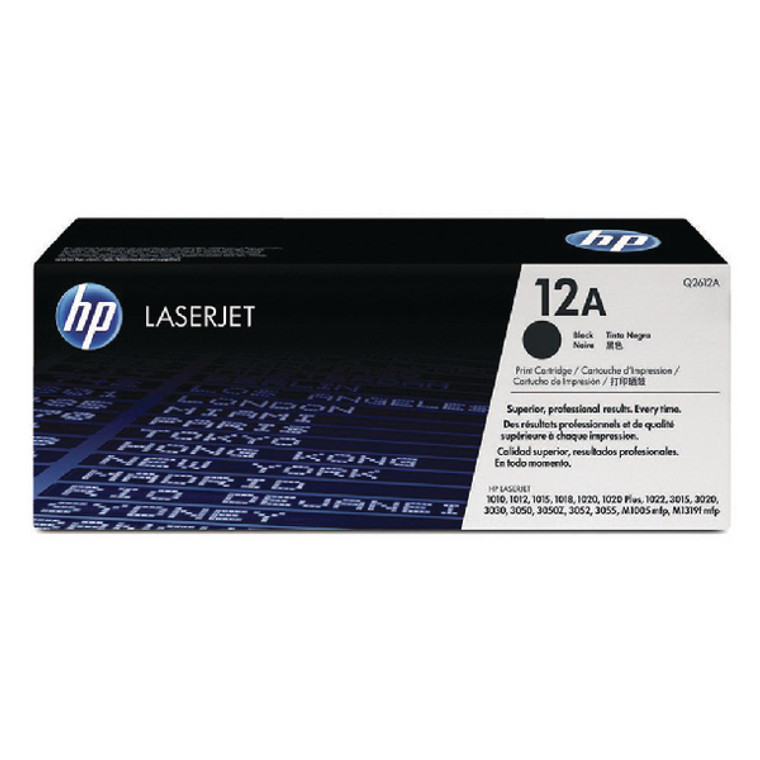 Q2612A HP Q2612A 12A Black Toner