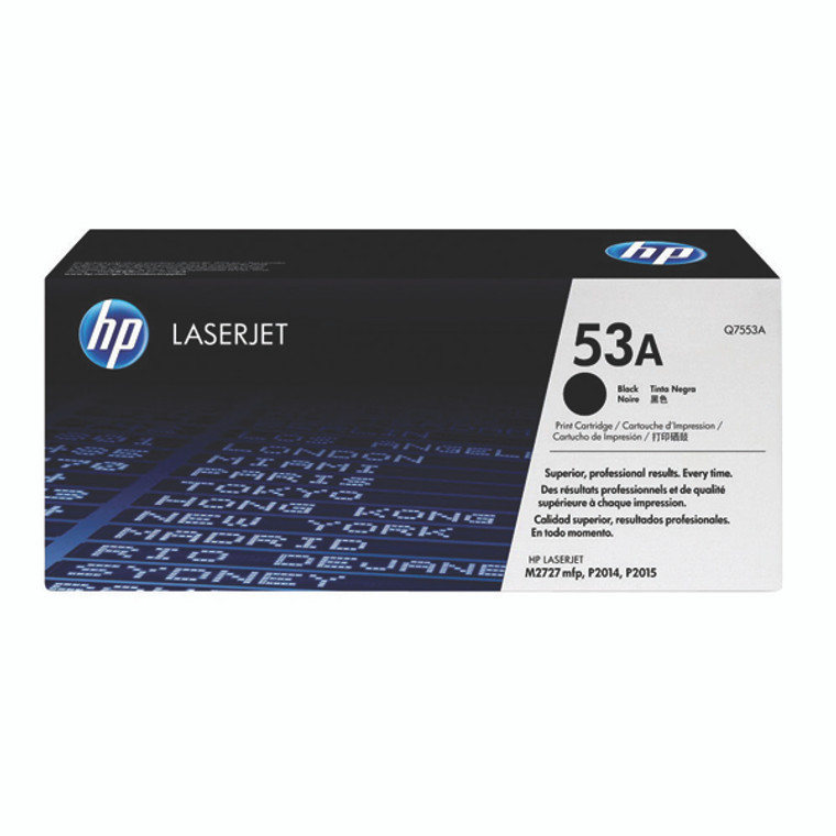 Q7553A HP Q7553A 53A Black Toner