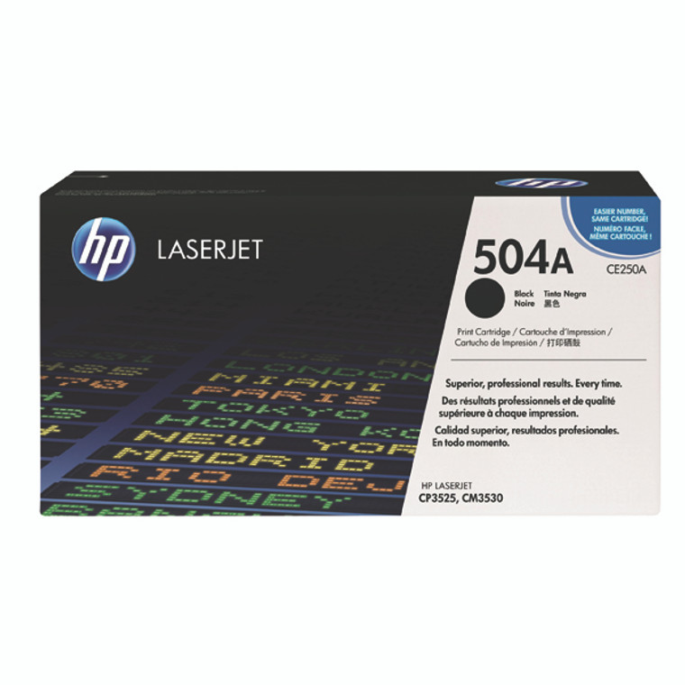 CE250A HP CE250A 504A Black Toner