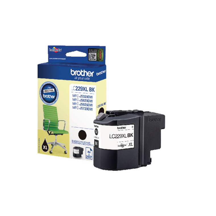 LC229XLBK Brother LC-229 XL BK Black Ink Cartridge High Capacity