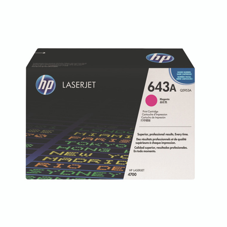 Q5953A HP Q5953A 643A Magenta Toner