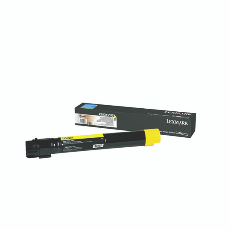 0X950X2YG Lexmark X950X2YG Yellow Ink Cartridge Use Return