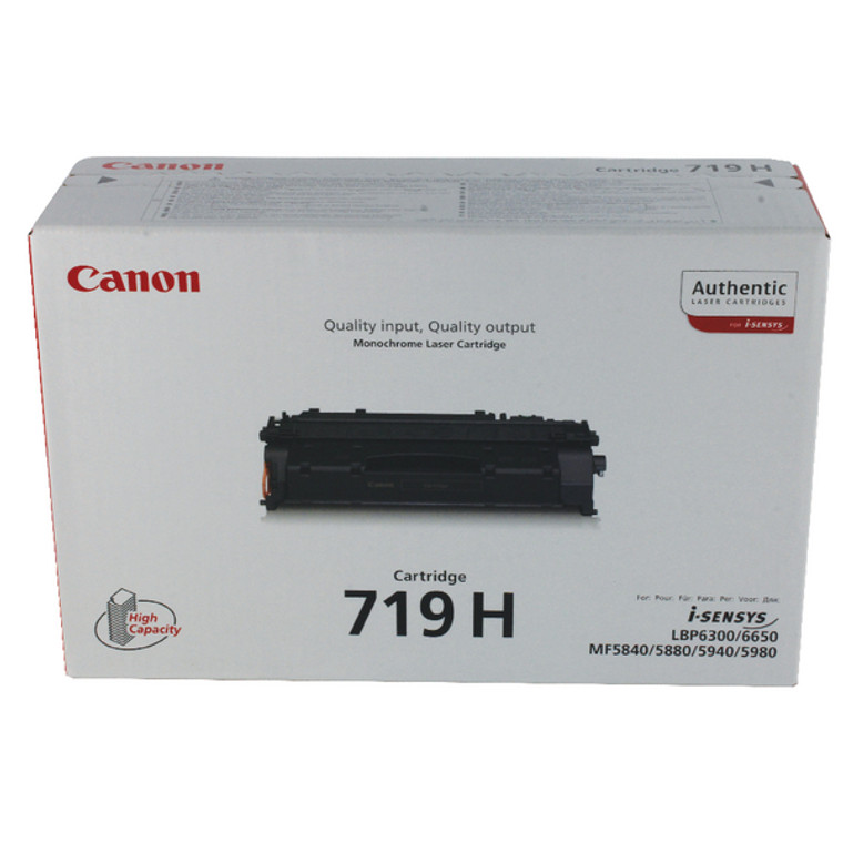 3480B002AA Canon 3480B002 719H Black Toner High Capacity