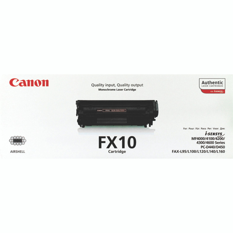 0263B002 Canon 0263B002 FX-10 Black Toner