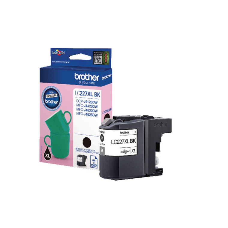 LC227XLBK Brother LC-227 XL BK Black Ink Cartridge High Capacity