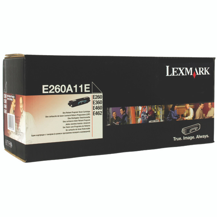 0E260A11E Lexmark E260A11E E260 Black Toner Use Return
